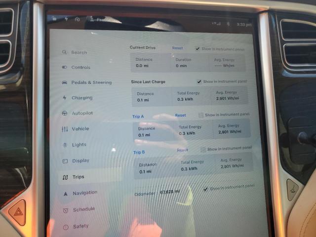 Photo 9 from auction – 2014 TESLA MODEL S with VIN 5YJSA1S10EFP63212