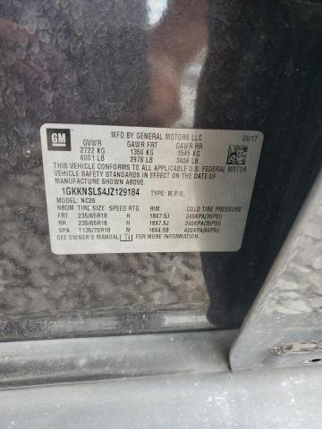 Photo 14 from auction – 2018 GMC ACADIA SLE with VIN 1GKKNSLS4JZ129184