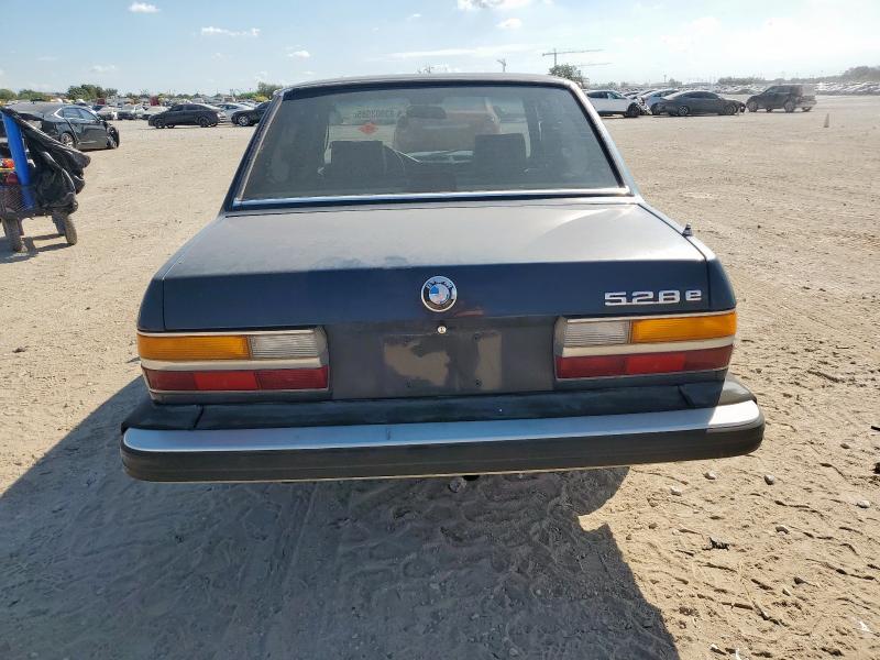 Photo 6 from auction – 1986 BMW 528 E AUTOMATIC with VIN WBADK8300G9703381
