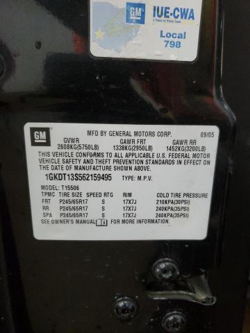 Photo 14 from auction – 2006 GMC ENVOY with VIN 1GKDT13S562159495
