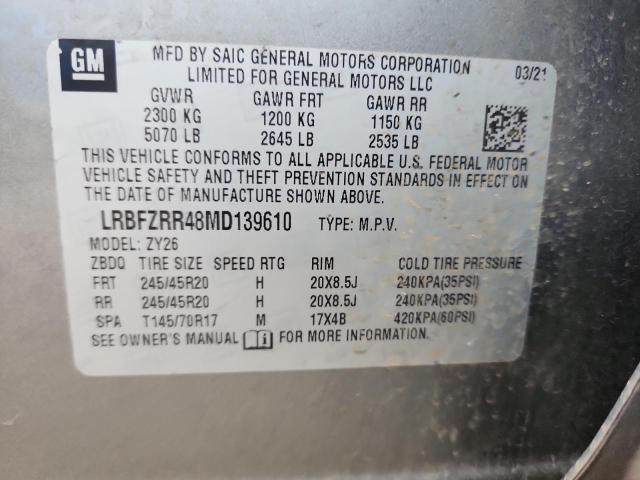 Photo 14 from auction – 2021 BUICK ENVISION A with VIN LRBFZRR48MD139610