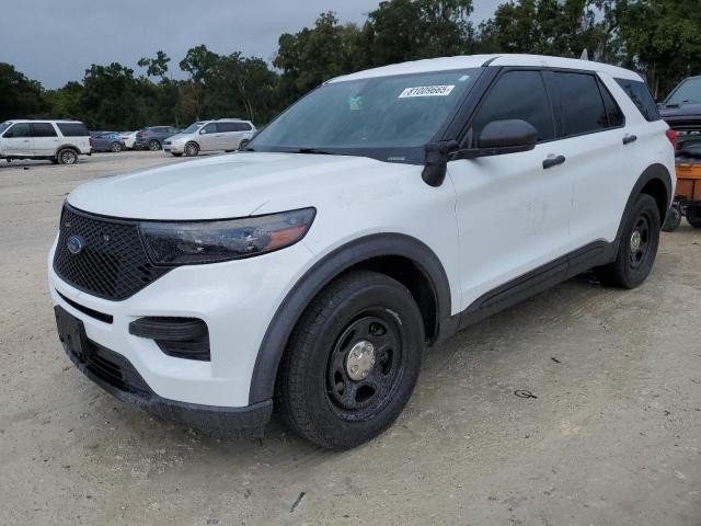 FORD EXPLORER P 2021 with VIN 1FM5K8AB7MGA19376 - Photo from auction
