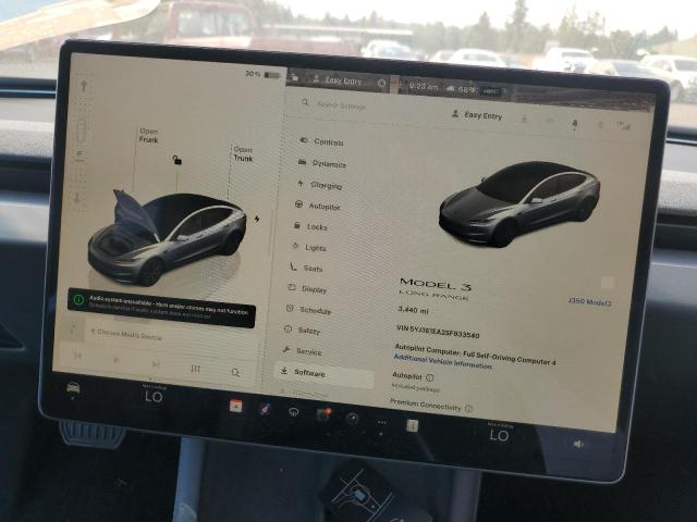 Photo 9 from auction – 2025 TESLA MODEL 3 with VIN 5YJ3E1EA2SF933540