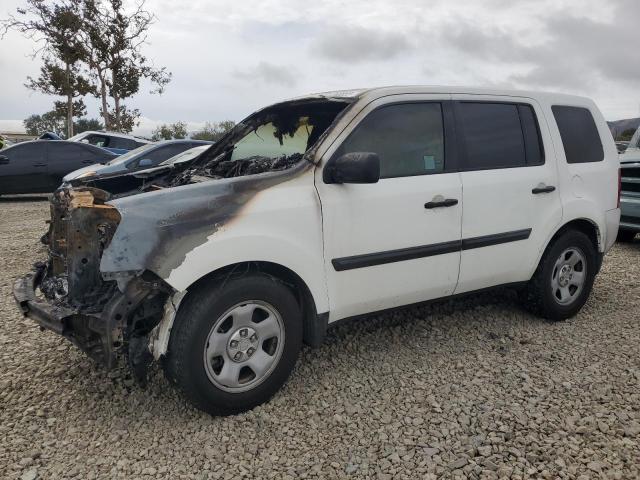 HONDA PILOT LX 2015 with VIN 5FNYF3H29FB013431 - Photo from auction