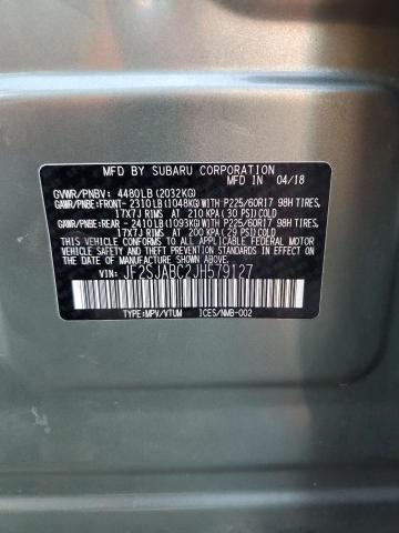 Photo 14 from auction – 2018 SUBARU FORESTER 2 with VIN JF2SJABC2JH579127