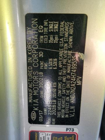 Photo 14 from auction – 2017 KIA SOUL with VIN KNDJN2A24H7499535