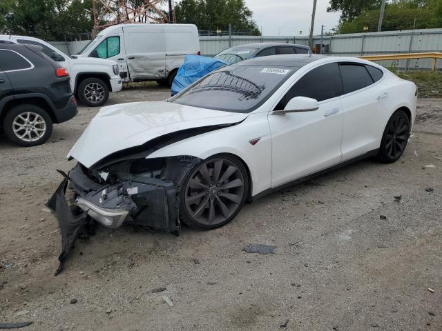 TESLA MODEL S 2016 with VIN 5YJSA1E45GF120363 - Photo from auction