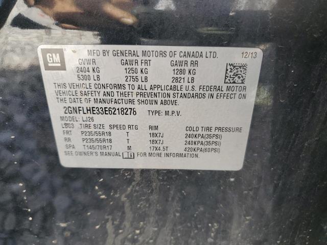 Photo 14 from auction – 2014 CHEVROLET EQUINOX LT with VIN 2GNFLHE33E6218278