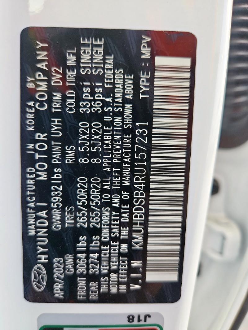 Foto 14 de la subasta – 2024 GENESIS GV80 BASE con VIN KMUHBDSB4RU157231