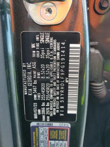 Photo 14 from auction – 2023 KIA SORENTO EX with VIN 5XYRHDLF9PG191414