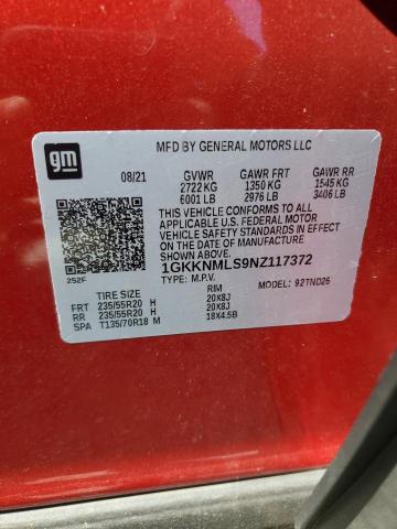 Photo 14 from auction – 2022 GMC ACADIA SLT with VIN 1GKKNMLS9NZ117372