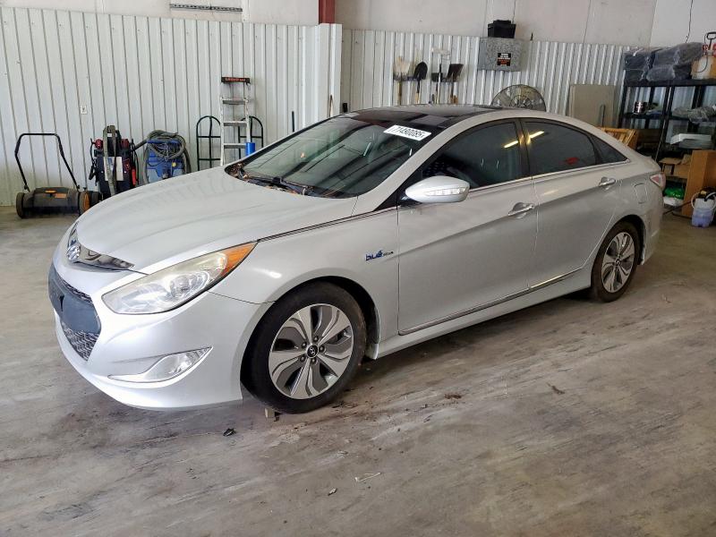 HYUNDAI SONATA HYB 2015 with VIN KMHEC4A45FA125645 - Photo from auction