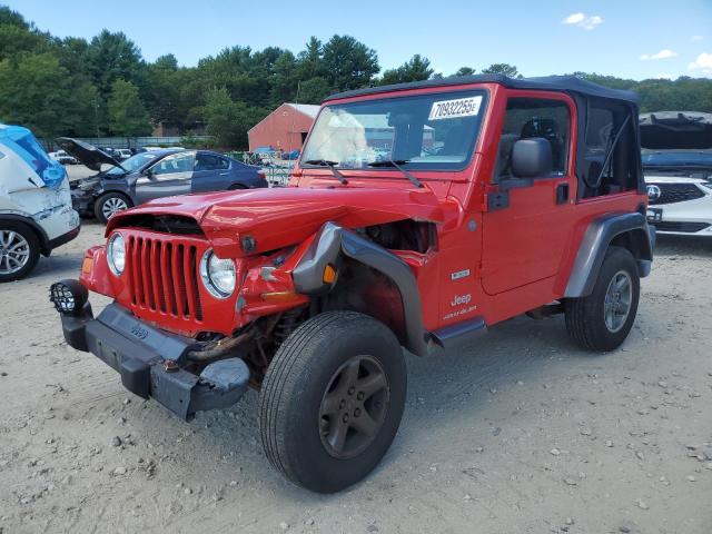Photo 1 from auction – 2004 JEEP WRANGLER X with VIN 1J4FA39SX4P724444