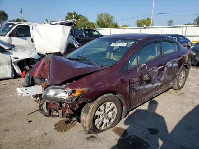 HONDA CIVIC LX 2012 with VIN 19XFB2F5XCE080406 - Photo from auction