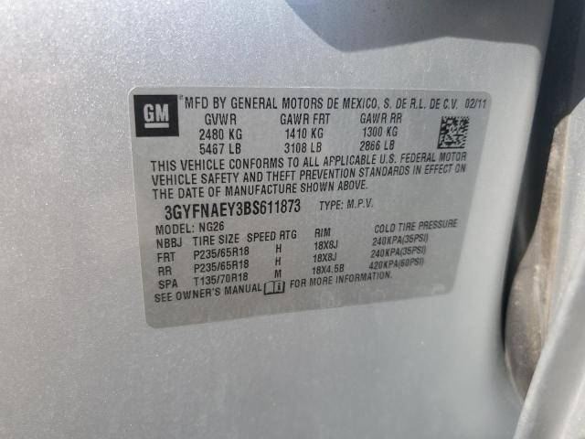 Photo 14 from auction – 2011 CADILLAC SRX LUXURY with VIN 3GYFNAEY3BS611873