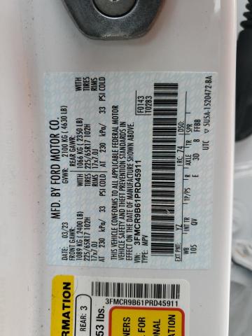 Photo 14 from auction – 2023 FORD BRONCO SPO with VIN 3FMCR9B61PRD45911