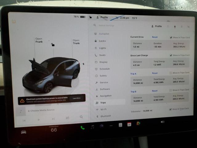 Photo 9 from auction – 2024 TESLA MODEL Y with VIN 7SAYGDEEXRF155635