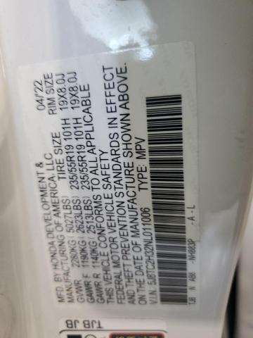 Photo 14 from auction – 2022 ACURA RDX with VIN 5J8TC2H32NL011006