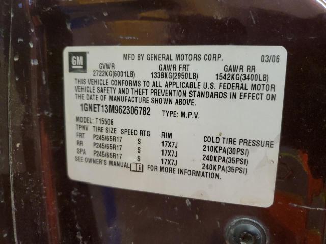 Photo 14 from auction – 2006 CHEVROLET TRAILBLAZE with VIN 1GNET13M962306782