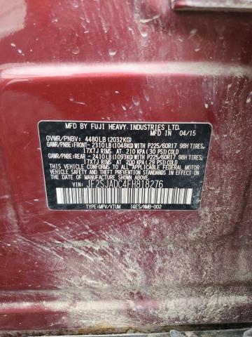 Photo 14 from auction – 2015 SUBARU FORESTER 2 with VIN JF2SJADC4FH818276