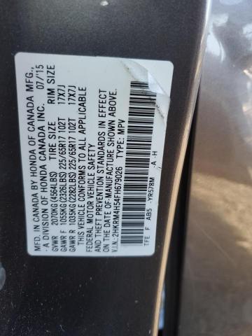 Photo 14 from auction – 2015 HONDA CR-V EX with VIN 2HKRM4H54FH679026