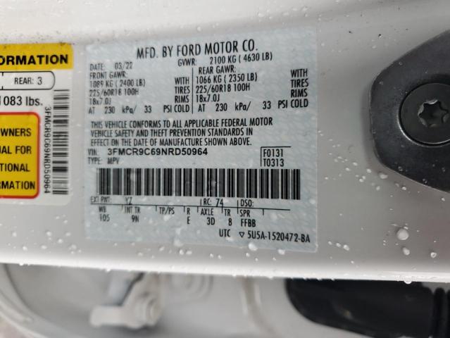 Photo 14 from auction – 2022 FORD BRONCO SPO with VIN 3FMCR9C69NRD50964