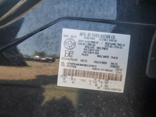 Photo 14 from auction – 2017 FORD EDGE TITAN with VIN 2FMPK4K99HBC37913