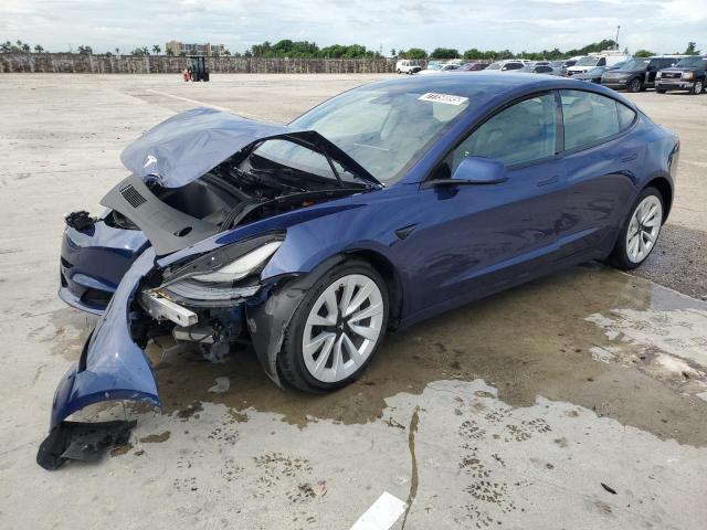TESLA MODEL 3 2022 with VIN 5YJ3E1EA8NF372250 - Photo from auction