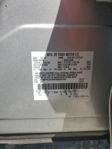 Photo 14 from auction – 2019 FORD EDGE TITAN with VIN 2FMPK3K95KBB89165