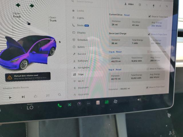 Photo 9 from auction – 2021 TESLA MODEL 3 with VIN 5YJ3E1EB9MF868827