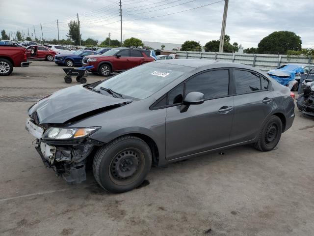 HONDA CIVIC LX 2013 with VIN 19XFB2F52DE241817 - Photo from auction