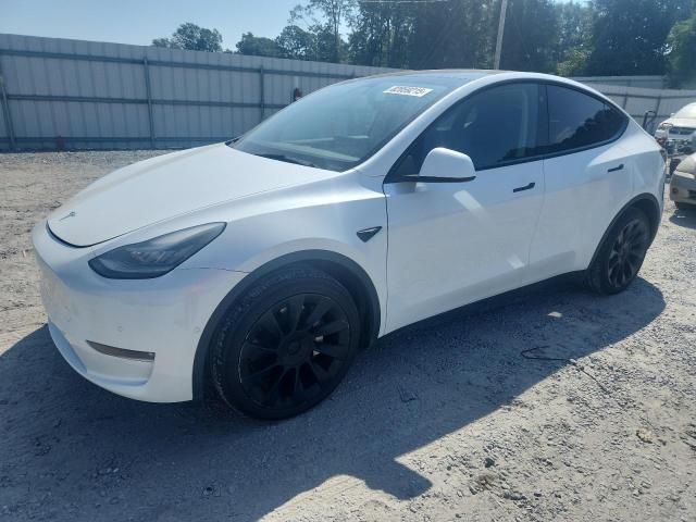 TESLA MODEL Y 2021 with VIN 5YJYGDEE2MF175206 - Photo from auction