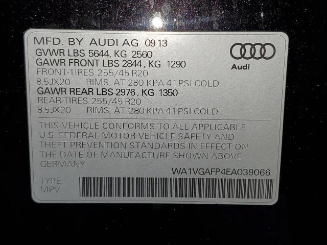 Photo 14 from auction – 2014 AUDI SQ5 PRESTI with VIN WA1VGAFP4EA039066
