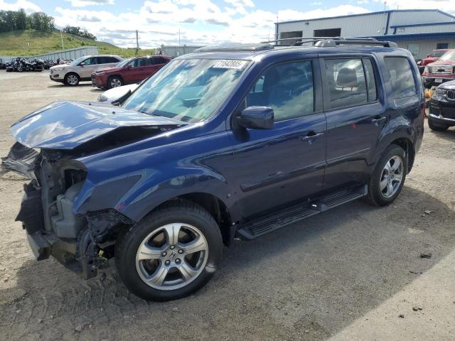 HONDA PILOT EXLN 2015 with VIN 5FNYF4H7XFB078144 - Photo from auction