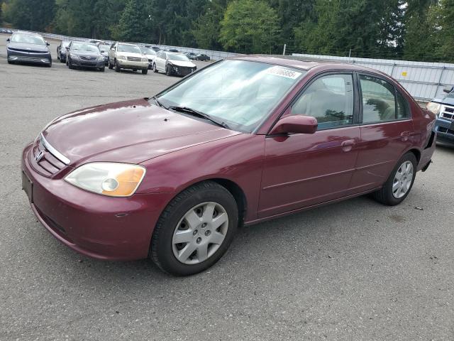 HONDA CIVIC EX 2002 with VIN 1HGES26772L081386 - Photo from auction