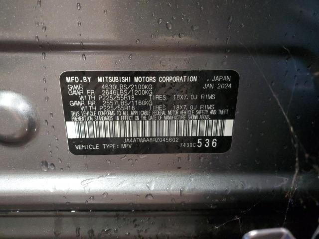Photo 14 from auction – 2024 MITSUBISHI ECLIPSE CR with VIN JA4ATWAA8RZ045602