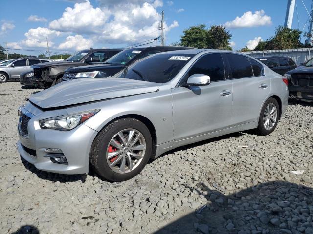 INFINITI Q50 BASE 2014 with VIN JN1BV7ARXEM684090 - Photo from auction
