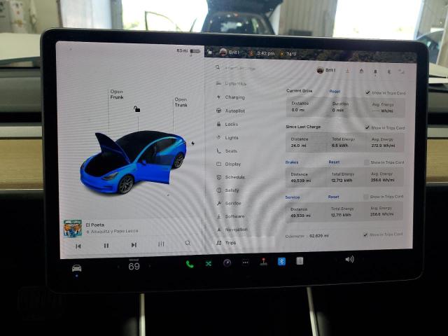 Photo 9 from auction – 2020 TESLA MODEL 3 with VIN 5YJ3E1EA8LF792362
