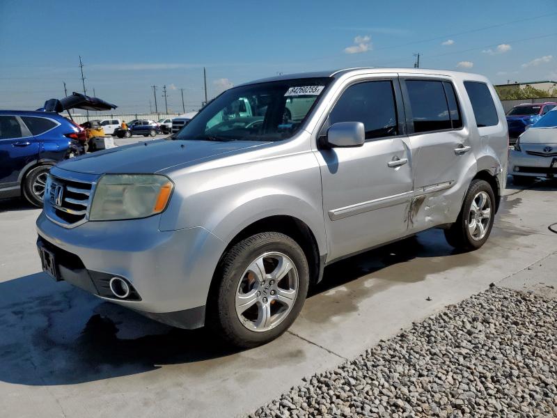 HONDA PILOT EXLN 2014 with VIN 5FNYF3H74EB006459 - Photo from auction