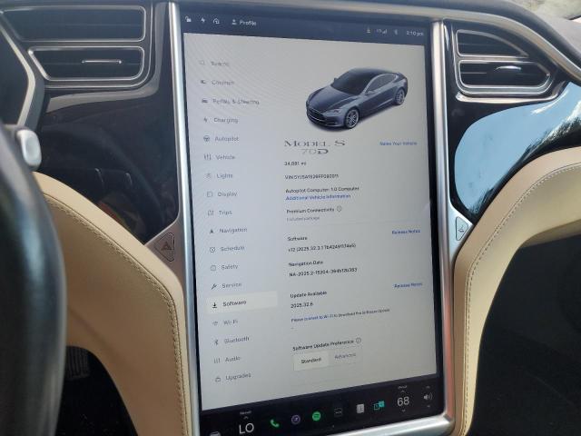 Photo 9 from auction – 2015 TESLA MODEL S 70 with VIN 5YJSA1S26FF092011