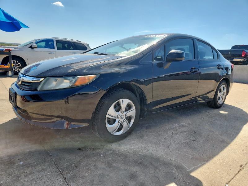 HONDA CIVIC LX 2012 with VIN 19XFB2F59CE327110 - Photo from auction