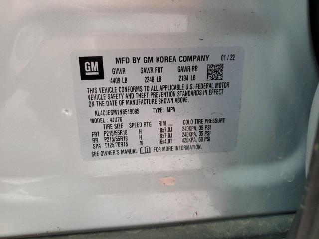 Photo 14 from auction – 2022 BUICK ENCORE PRE with VIN KL4CJESM1NB519085