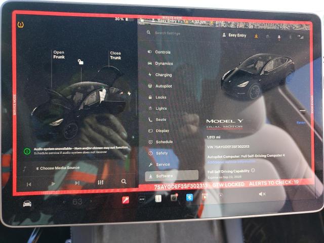 Photo 9 from auction – 2025 TESLA MODEL Y with VIN 7SAYGDEF3SF302313