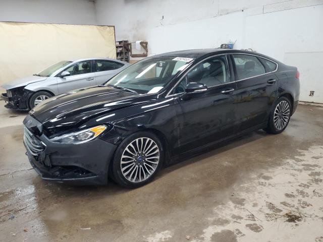 FORD FUSION SE 2018 with VIN 3FA6P0HD6JR224068 - Photo from auction
