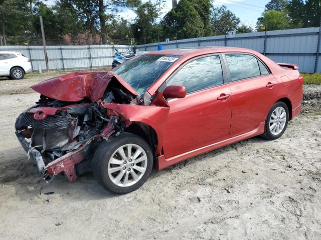TOYOTA COROLLA BA 2009 with VIN 2T1BU40E59C130374 - Photo from auction