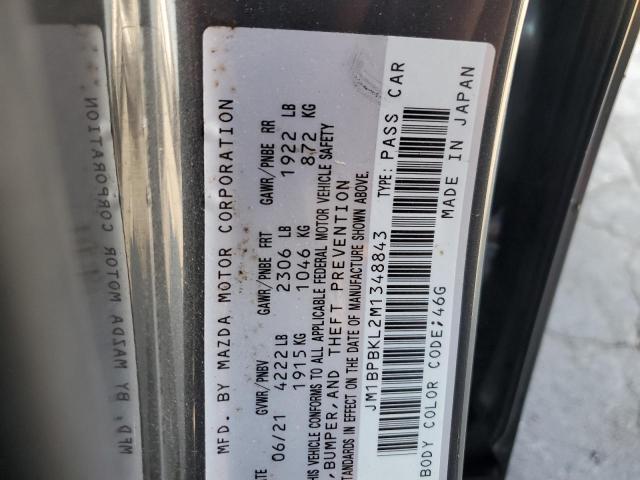 Photo 14 from auction – 2021 MAZDA 3 SELECT with VIN JM1BPBKL2M1348843