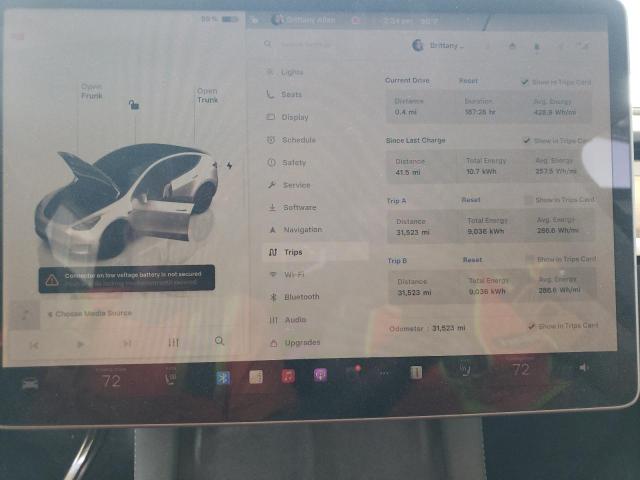 Photo 9 from auction – 2023 TESLA MODEL Y with VIN 7SAYGAEE1PF715604