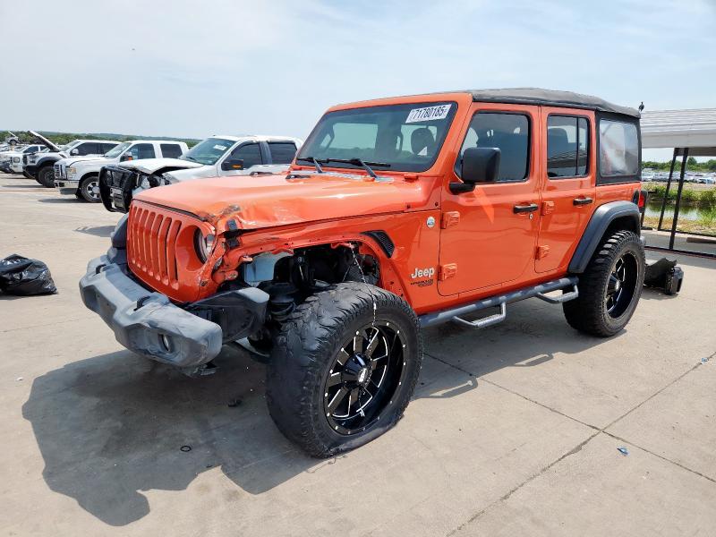Photo 1 from auction – 2018 JEEP WRANGLER U with VIN 1C4HJXDG7JW172489