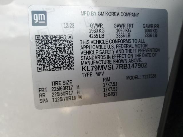 Photo 14 from auction – 2024 CHEVROLET TRAILBLAZE with VIN KL79MVSL7RB147902