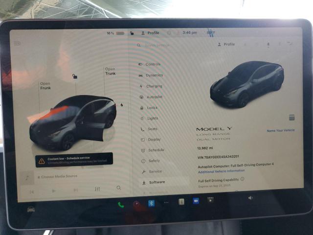 Photo 9 from auction – 2025 TESLA MODEL Y with VIN 7SAYGDEE4SA343201